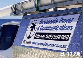 Oceanside Power & Communications Company Logo by Oceanside Power & Communications in Clarkson WA