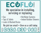 Ecoflo Plumbing Pty Ltd