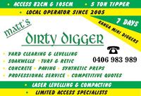 Matt's Dirty Digger Mini Loaders & Soakwells Company Logo by Matt's Dirty Digger Mini Loaders & Soakwells in Port Kennedy WA