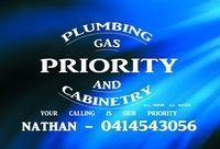 Priority Plumbing Gas and Cabinetry Company Logo by Priority Plumbing Gas and Cabinetry in Champion Lakes WA