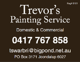 Trevors Painting Service Company Logo by Trevors Painting Service in joondalup 
