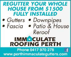 IMMACULATE ROOFING PERTH Company Logo by IMMACULATE ROOFING PERTH in STIRLING 