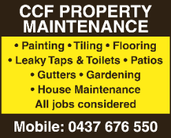 CCF PROPERTY MAINTENANCE Company Logo by CCF PROPERTY MAINTENANCE in HALLS HEAD 