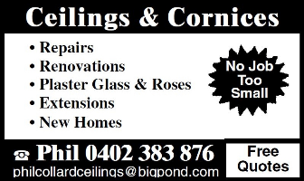 Phil Collard Ceilings and Cornices Company Logo by Phil Collard Ceilings and Cornices in Rockingham WA